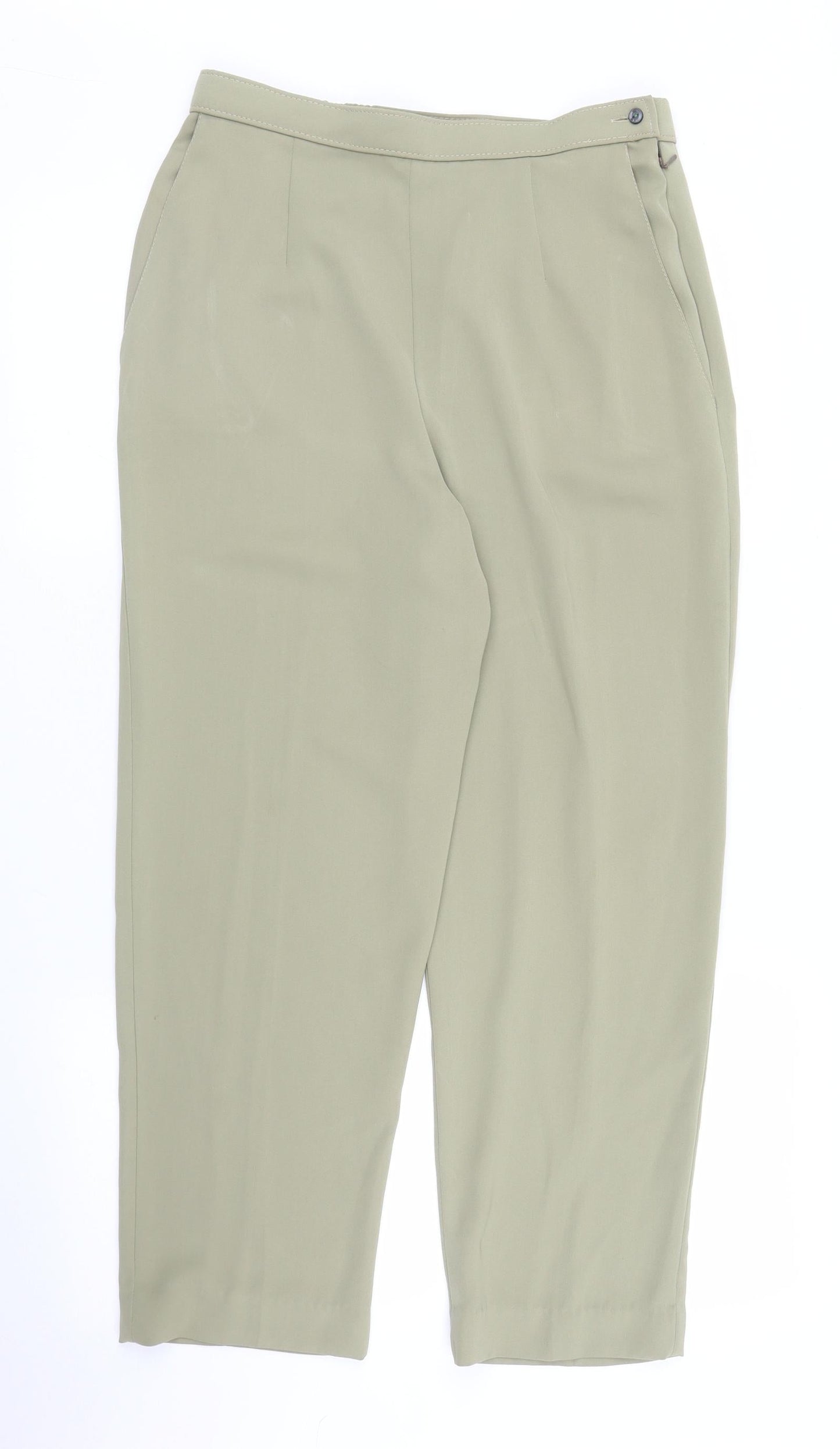 Preworn Womens Green   Trousers  Size 14 L24 in