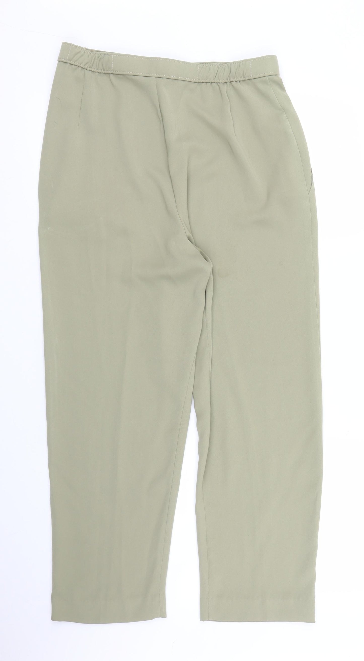 Preworn Womens Green   Trousers  Size 14 L24 in
