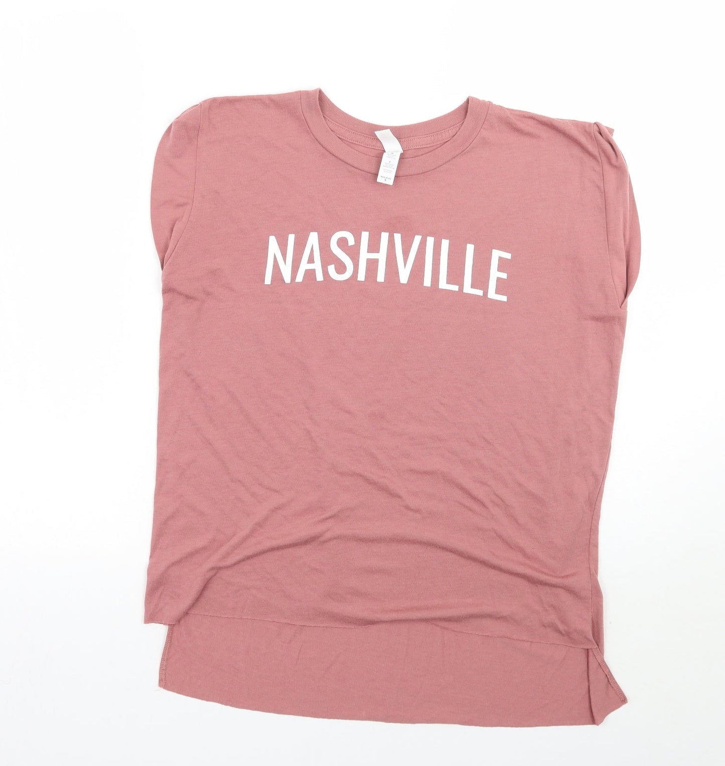 Bella & Canvas Womens Pink   Basic T-Shirt Size S