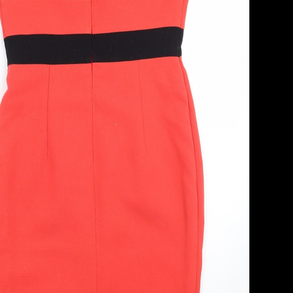 Marks and Spencer Womens Orange   A-Line  Size 10
