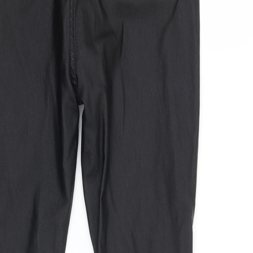 Boohoo Womens Black   Trousers  Size 6 L26 in
