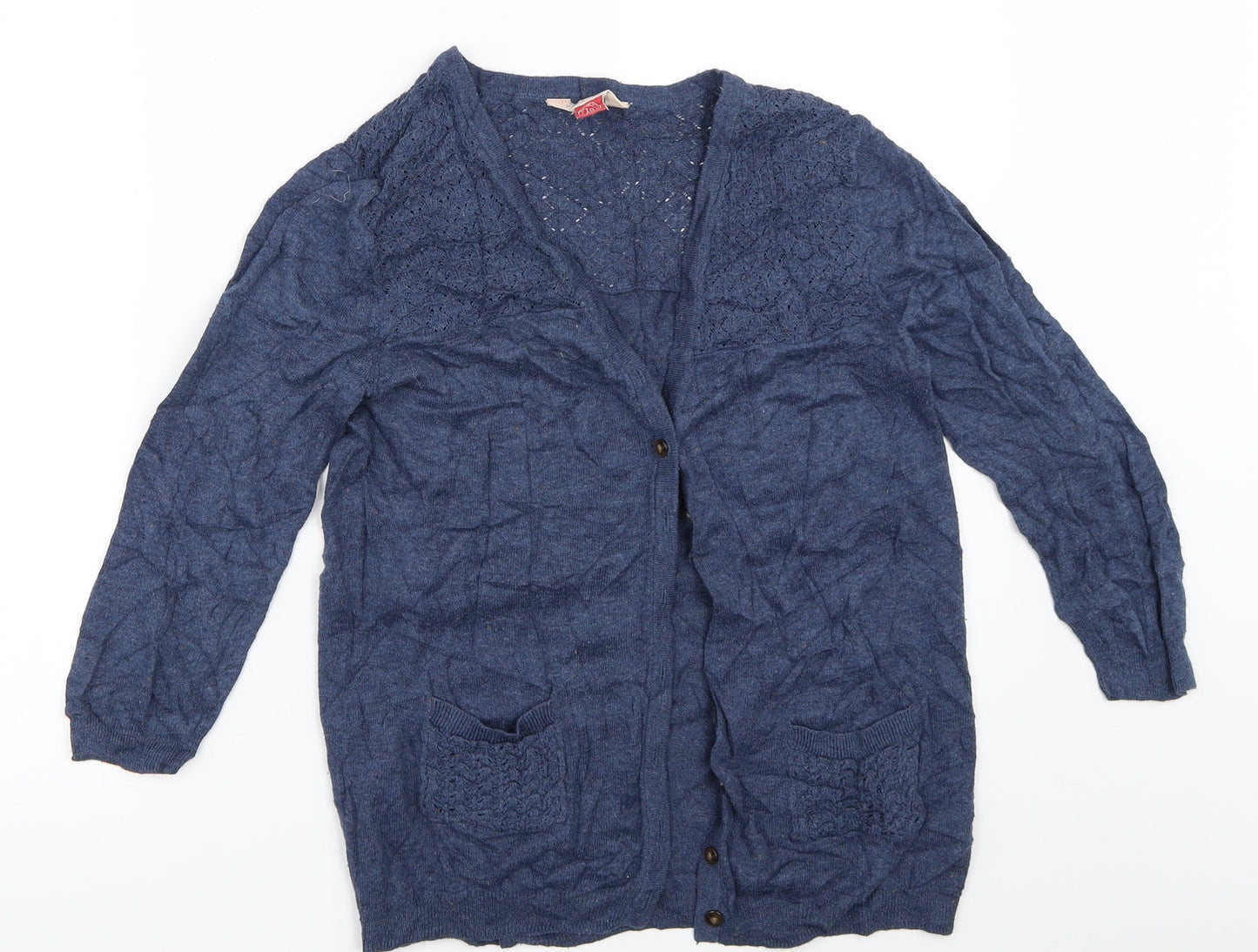 Matalan Womens Blue   Cardigan Jumper Size 10