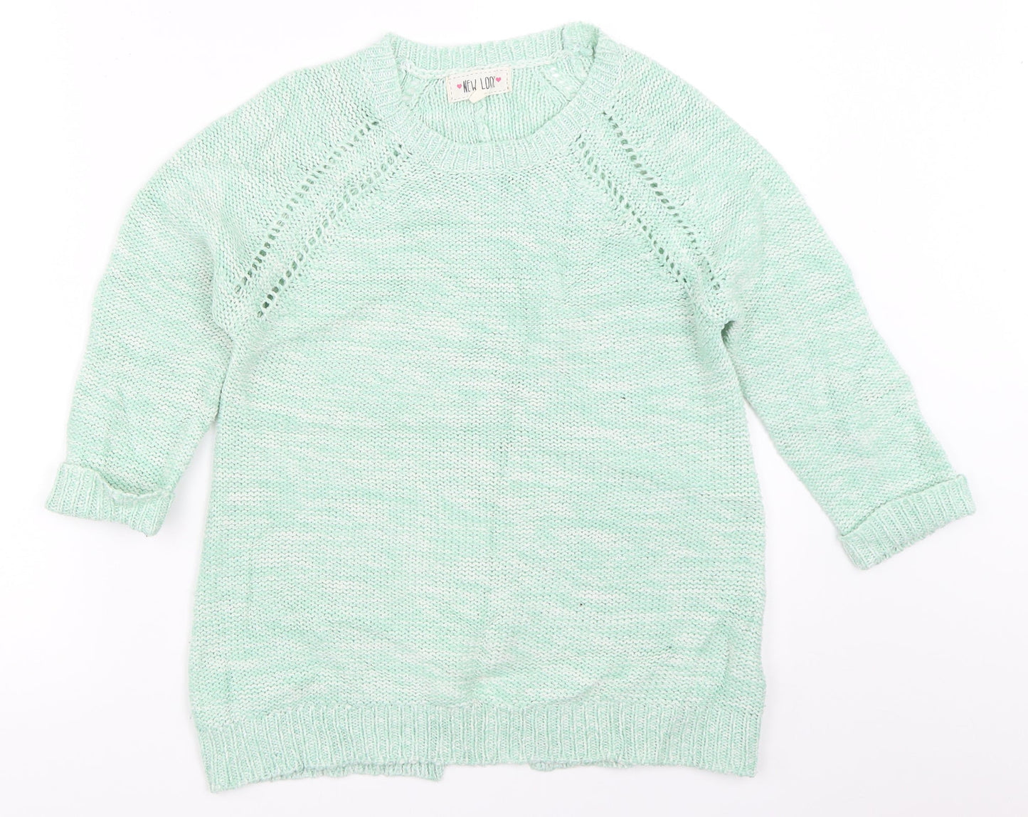 New Look Womens Green   Pullover Jumper Size 6