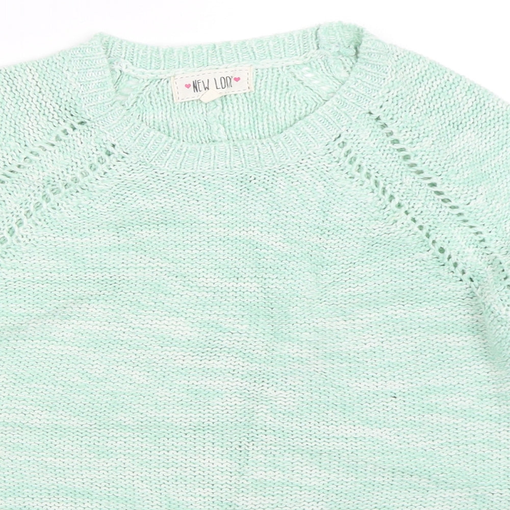New Look Womens Green   Pullover Jumper Size 6