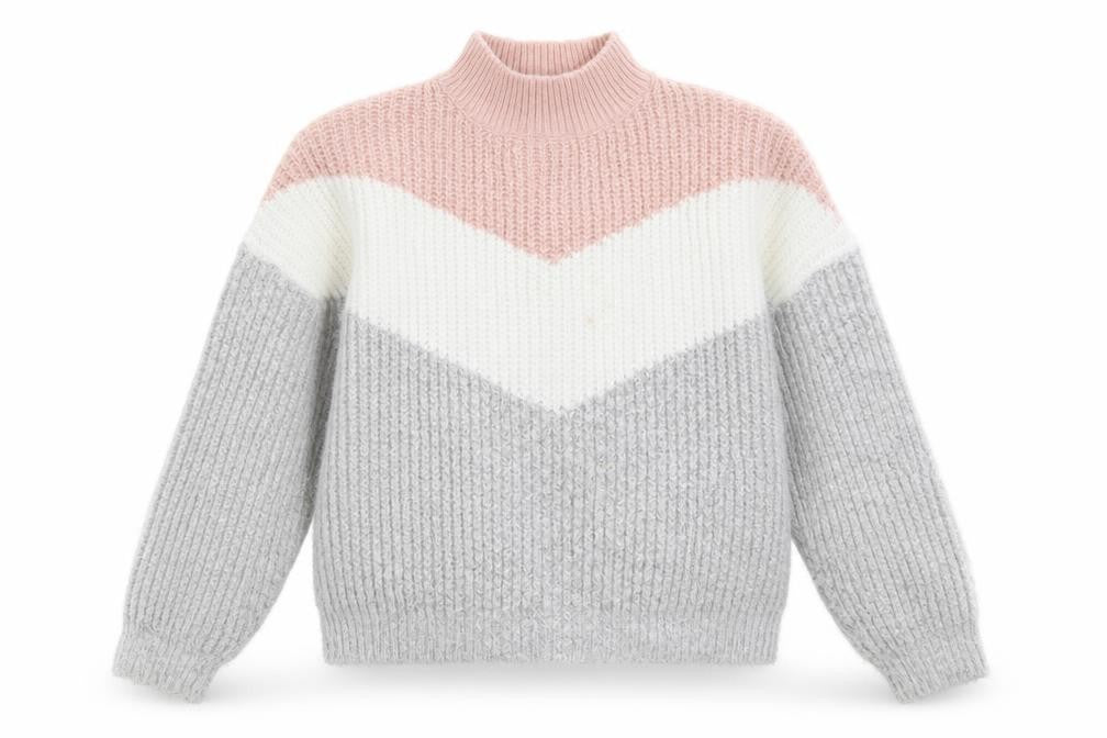 Primark Girls Grey   Pullover Jumper Size 9-10 Years