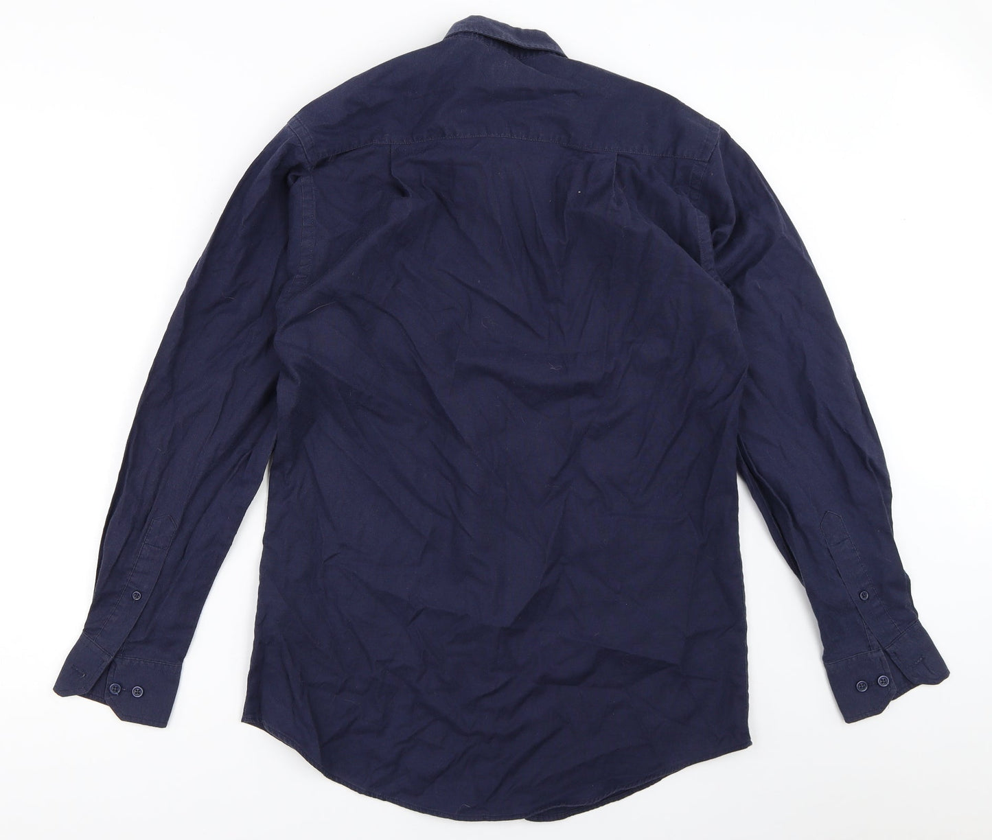 Premier Mens Blue    Button-Up Size 14.5