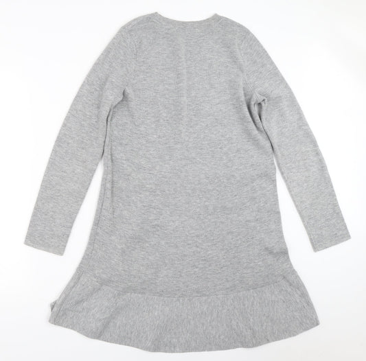 ASOS Womens Grey   Jumper Dress  Size 8