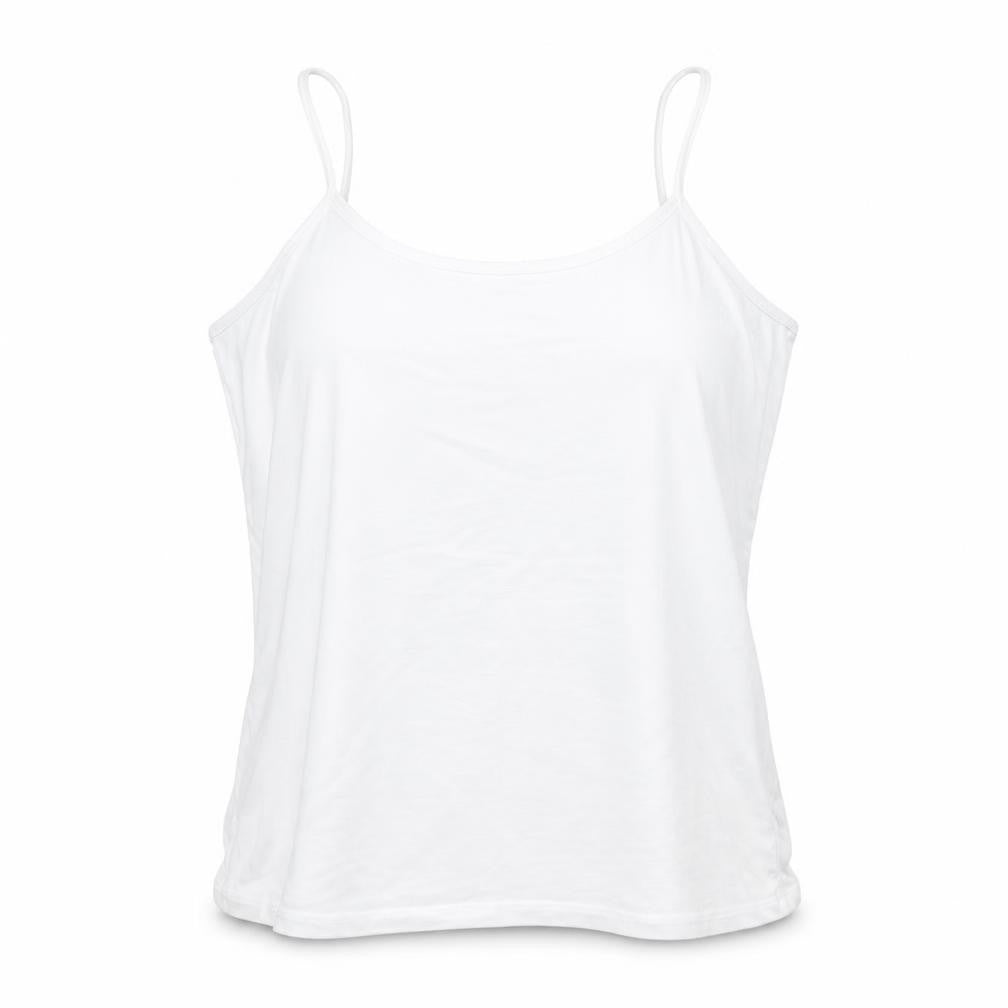 Peacocks Womens White   Basic Tank Size 22