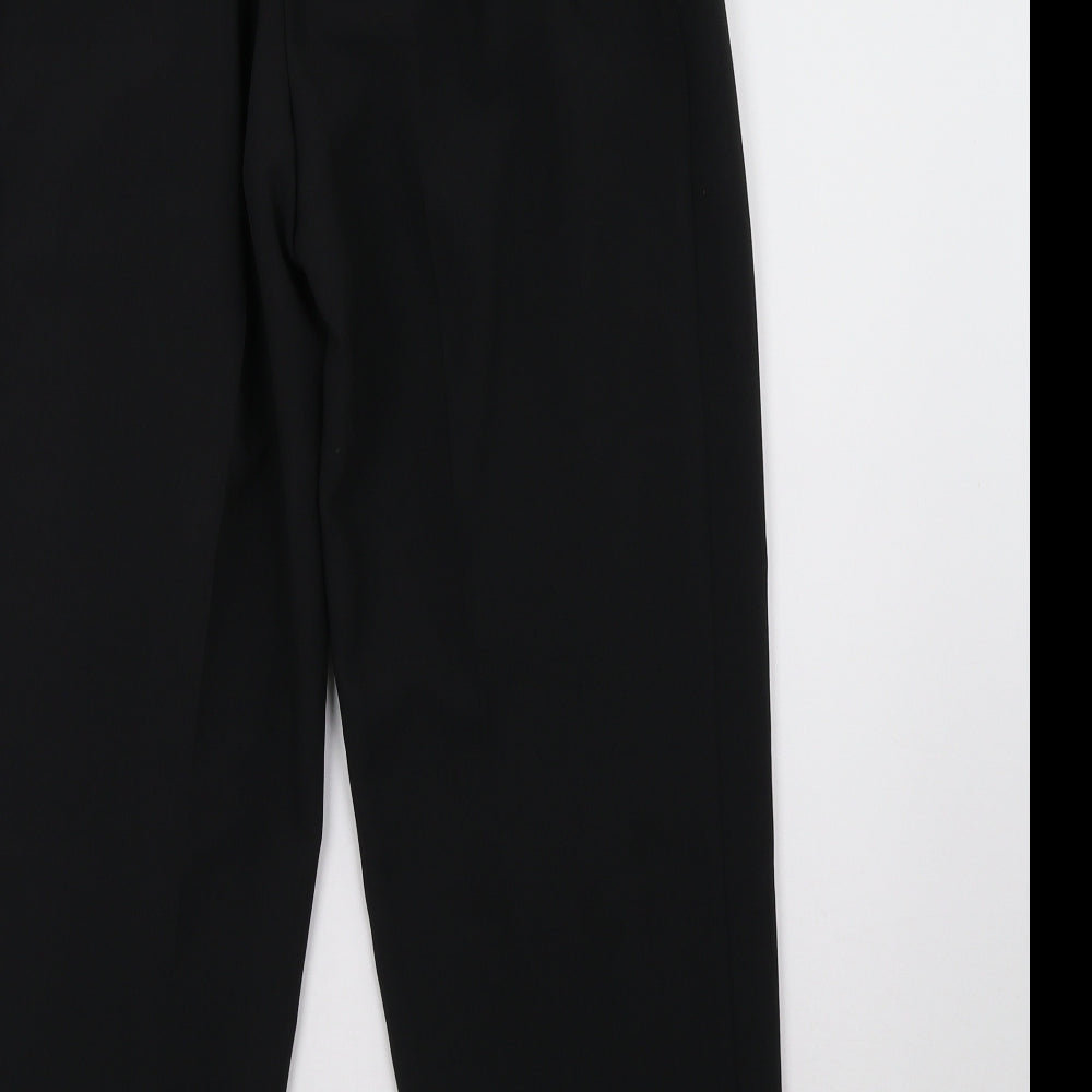 Marks and Spencer Womens Black   Trousers  Size 10 L26 in