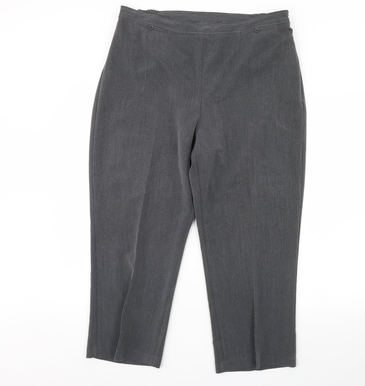 BM Womens Grey   Trousers  Size 18 L28 in