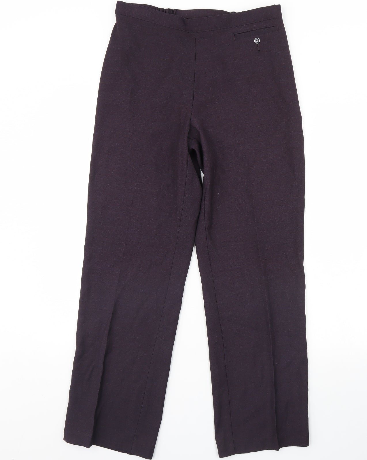 m&s Womens Purple   Trousers  Size 12 L30 in