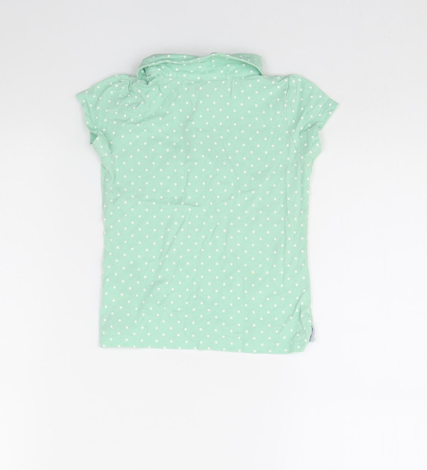 NEXT Girls Green Polka Dot  Basic Polo Size 18-24 Months