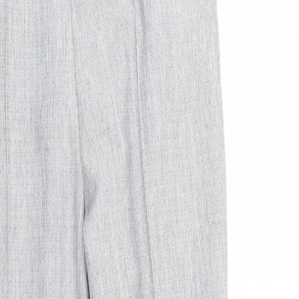 Marks and Spencer Womens Grey   Trousers  Size 14 L26 in