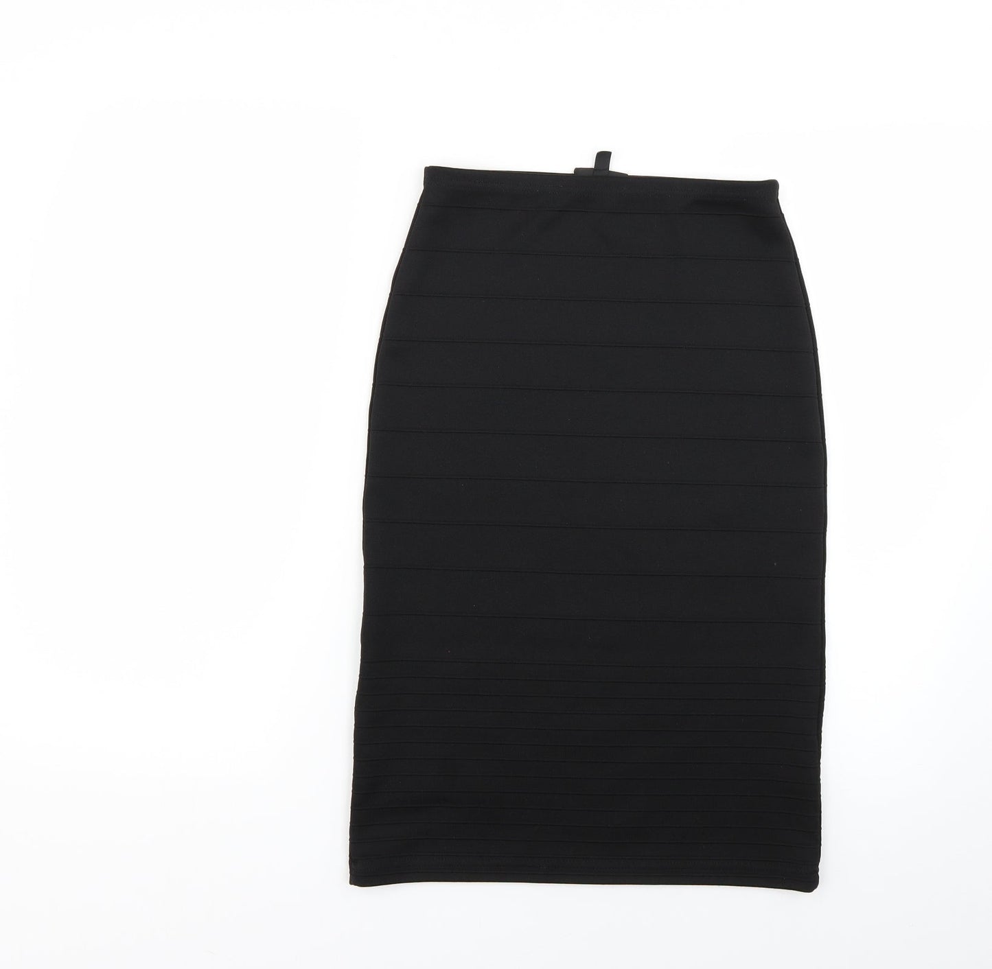 Topshop Womens Black   Straight & Pencil Skirt Size 8