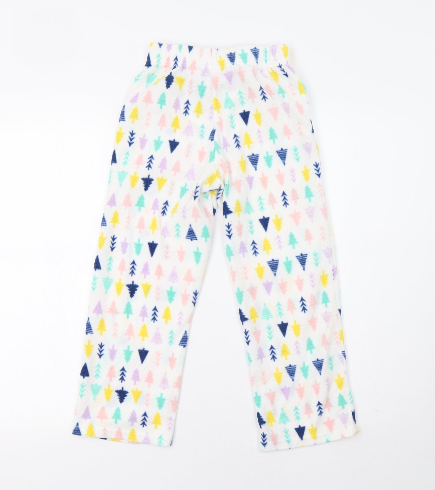 Eddie Bauer Girls White    Pyjama Pants Size 7-8 Years  - Christmas Tree Print