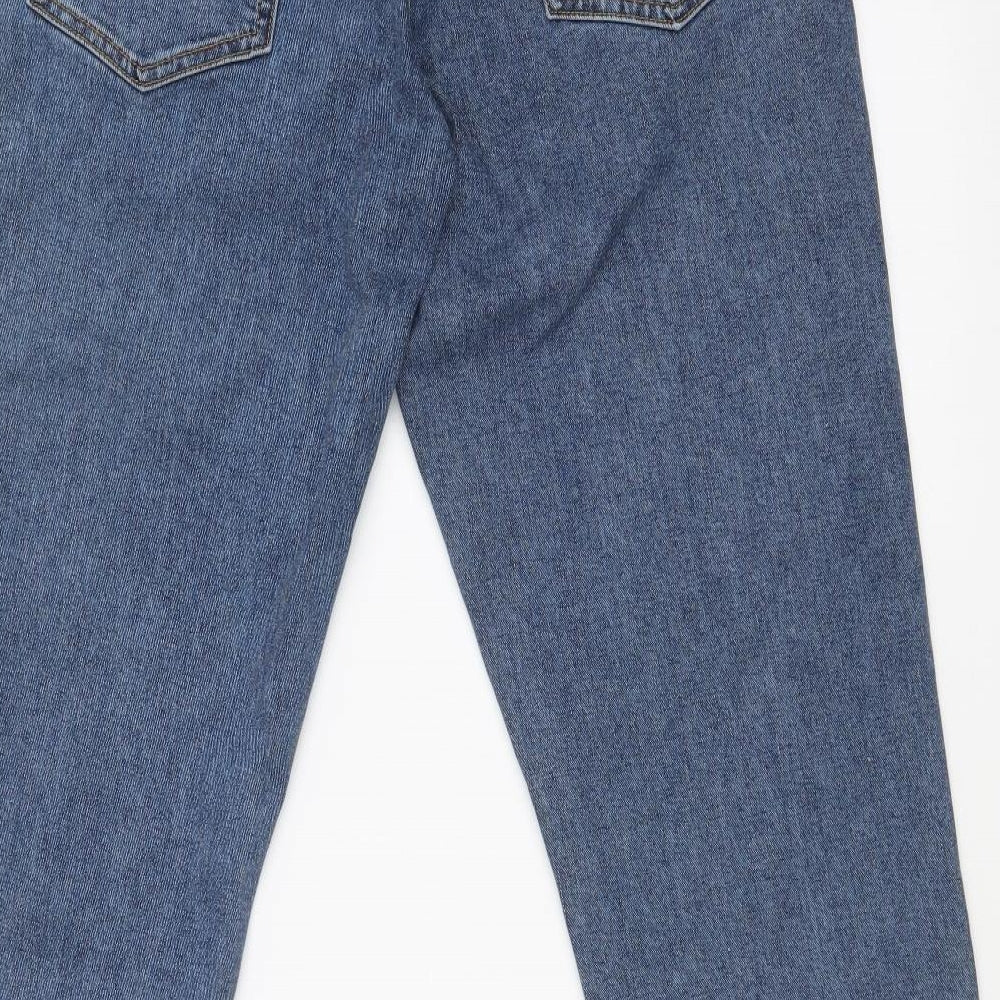 Preworn Womens Blue   Straight Jeans Size 32 in L33 in