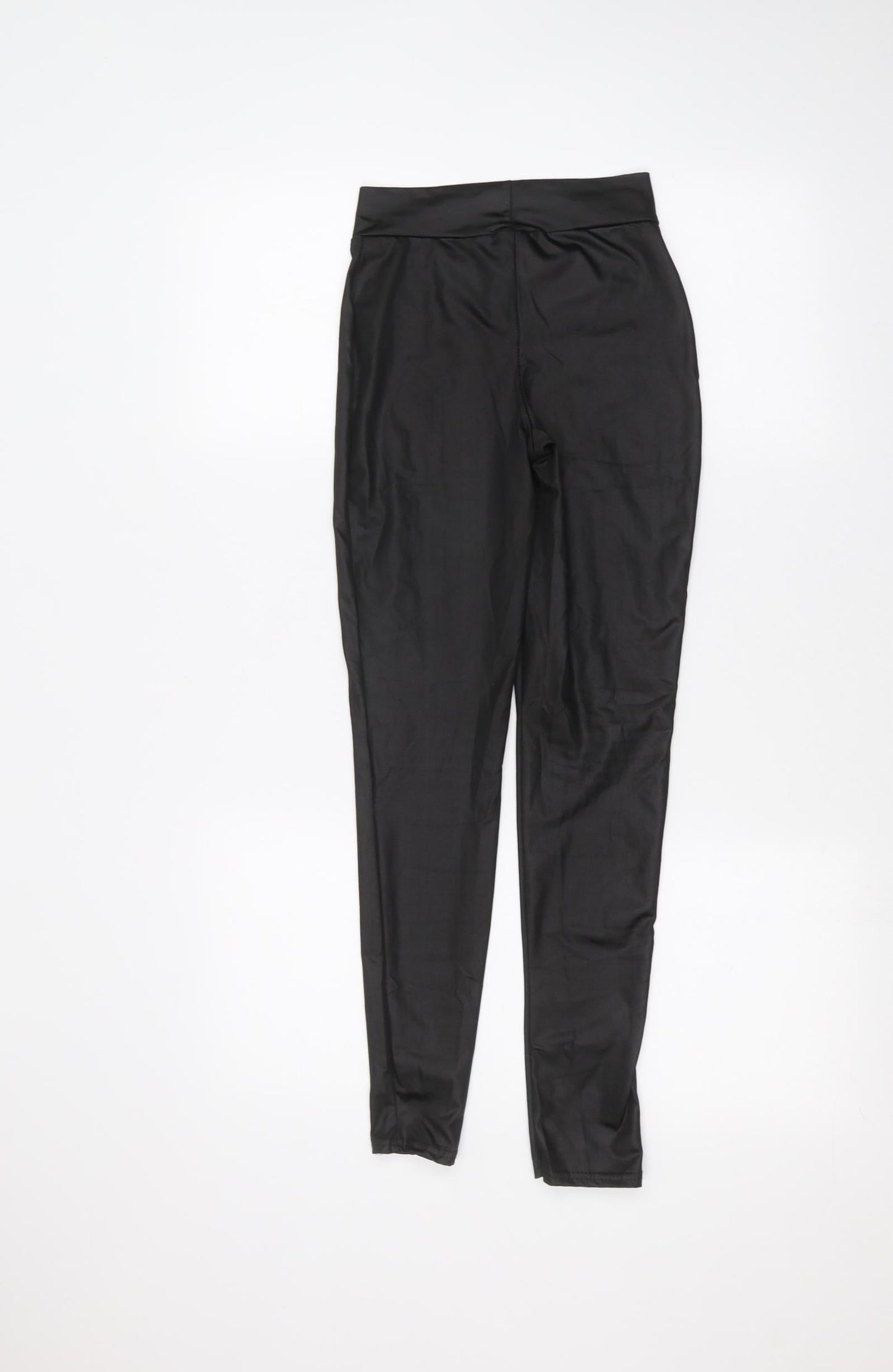 PRETTYLITTLETHING Womens Black   Jogger Leggings Size 8 L25 in