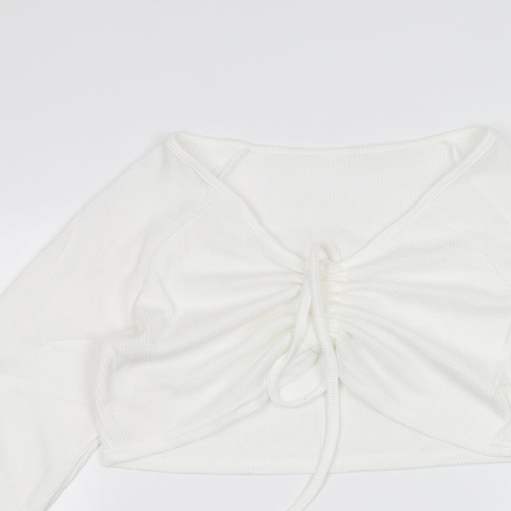 Preworn Womens White   Pullover Jumper Size S