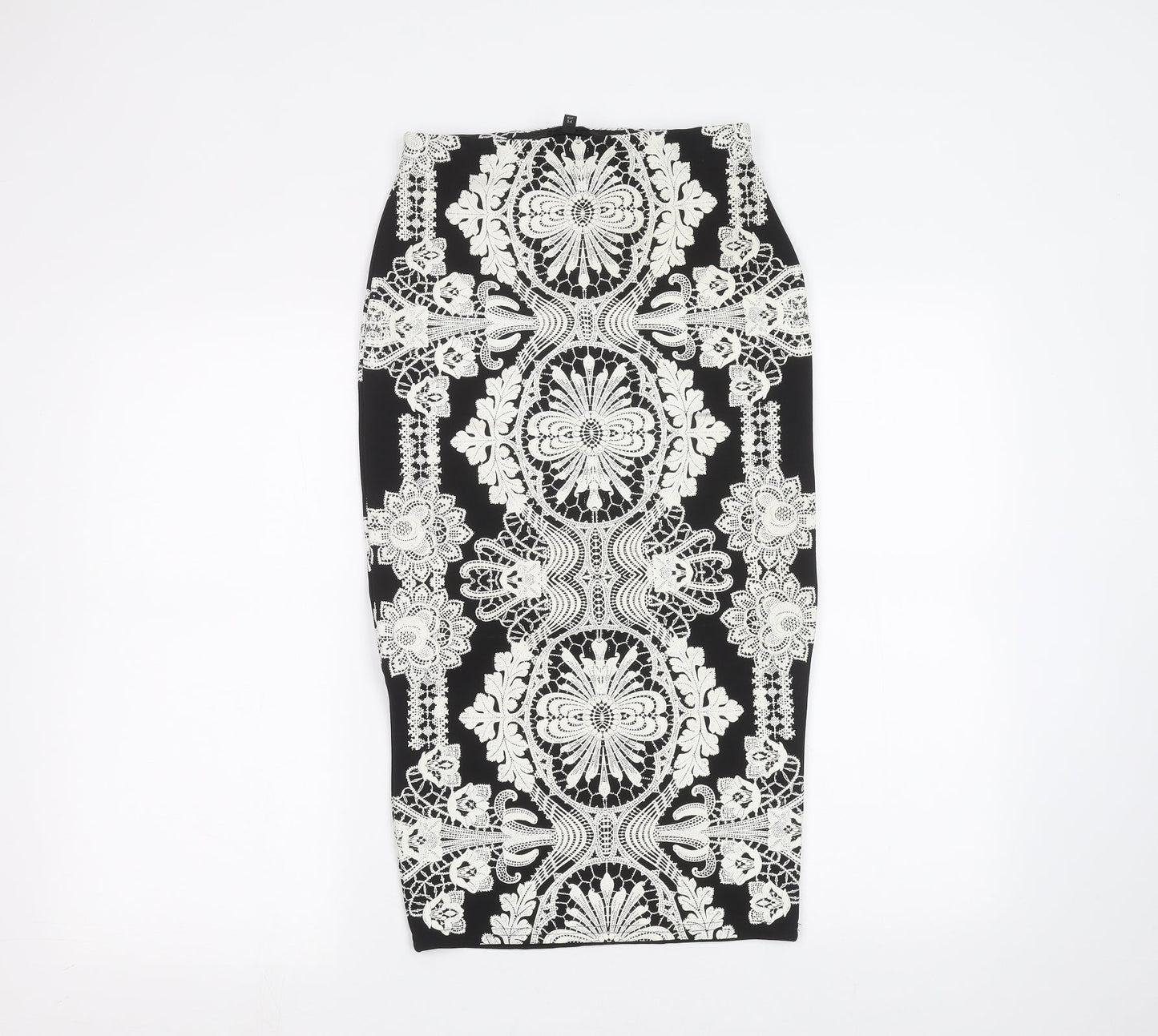 River Island Womens Black   A-Line Skirt Size 8