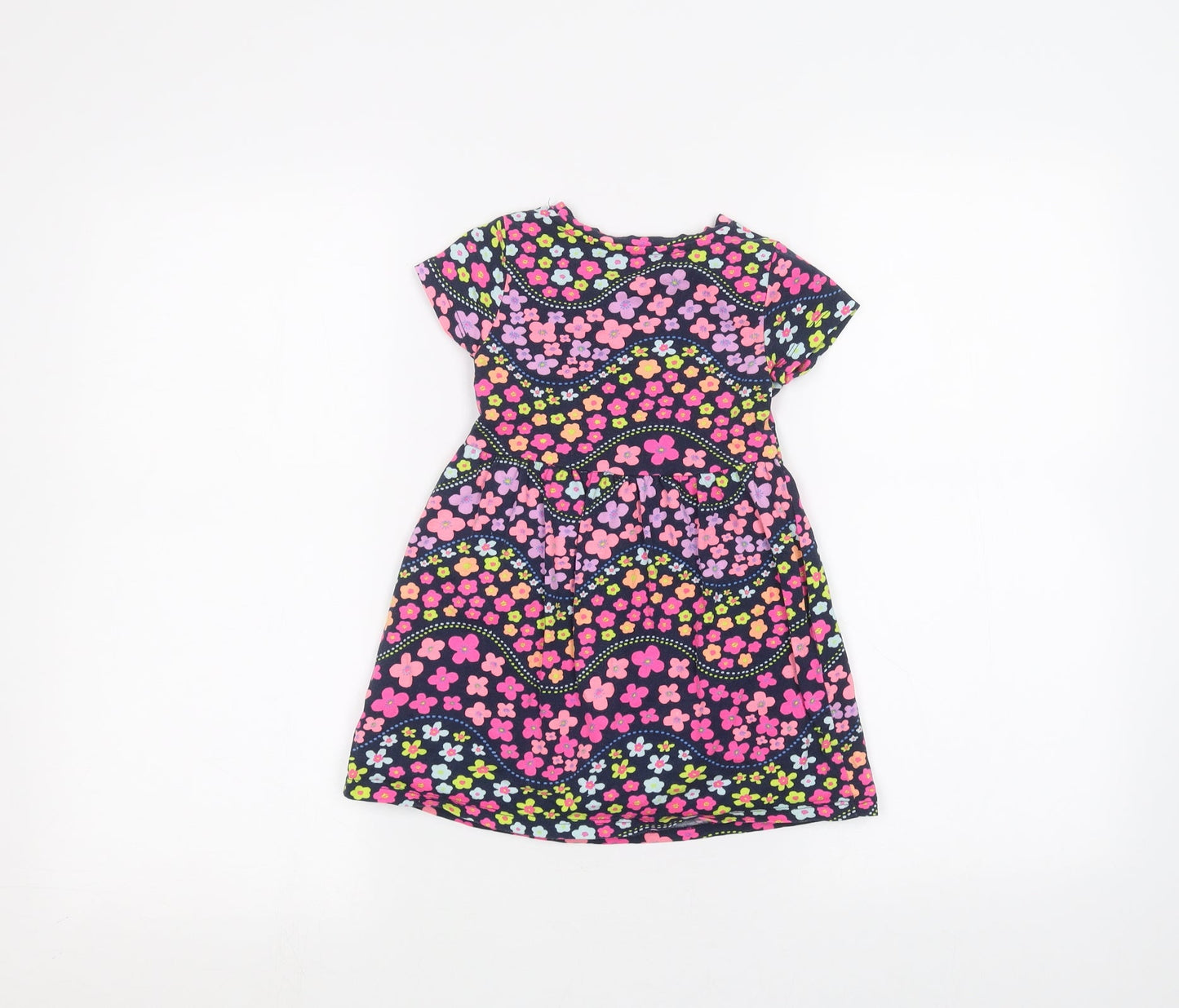 Blue Zoo Girls Blue Floral  A-Line  Size 18-24 Months