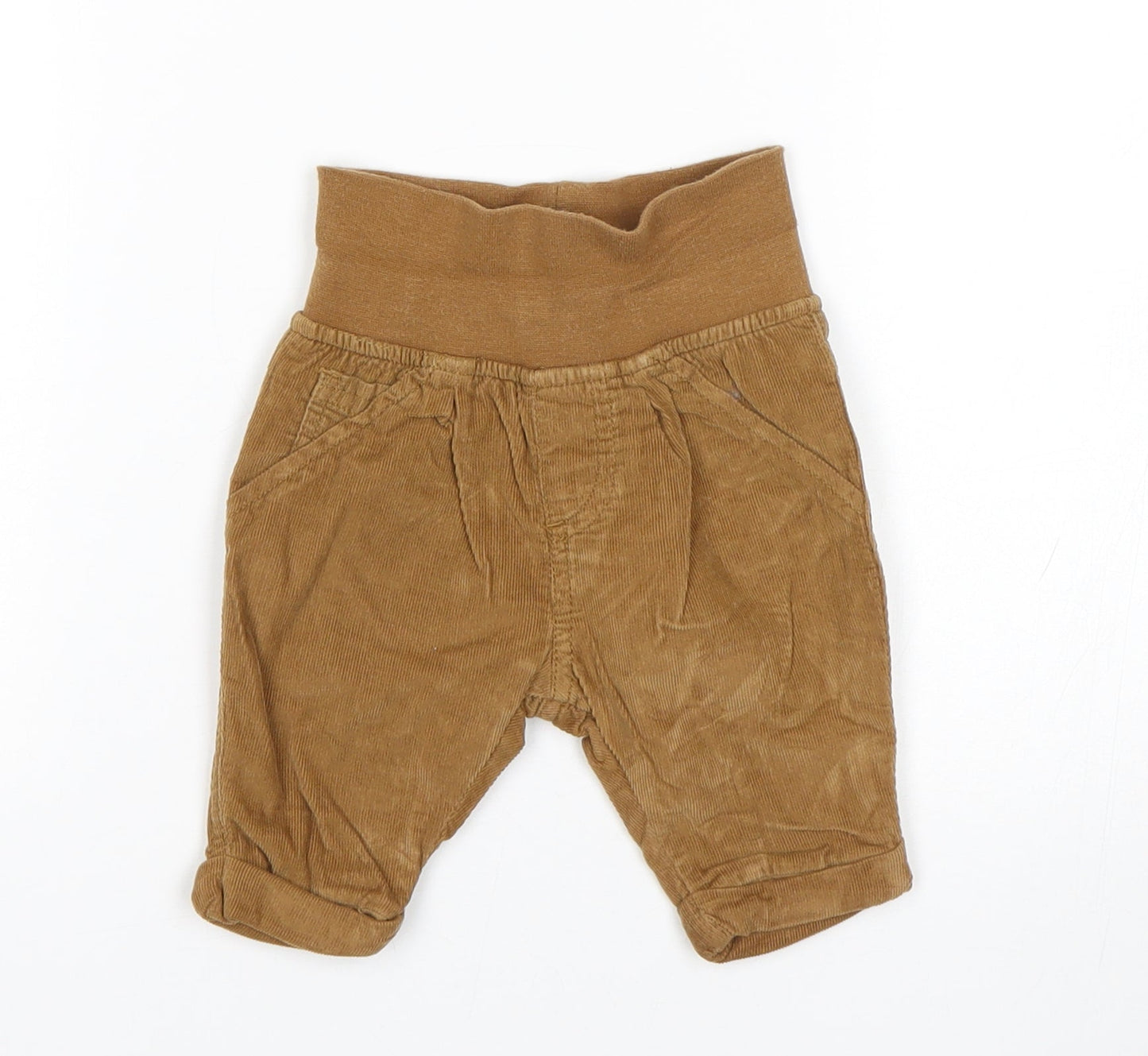 NEXT Boys Brown  Corduroy Capri Trousers Size Newborn
