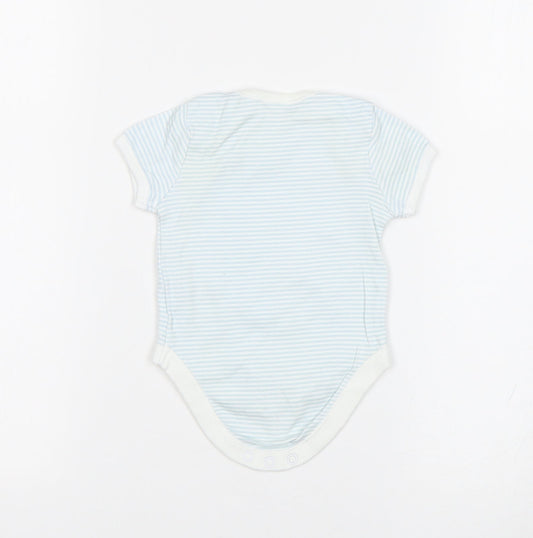 F&F Boys Multicoloured Striped  Leotard One-Piece Size 0-3 Months