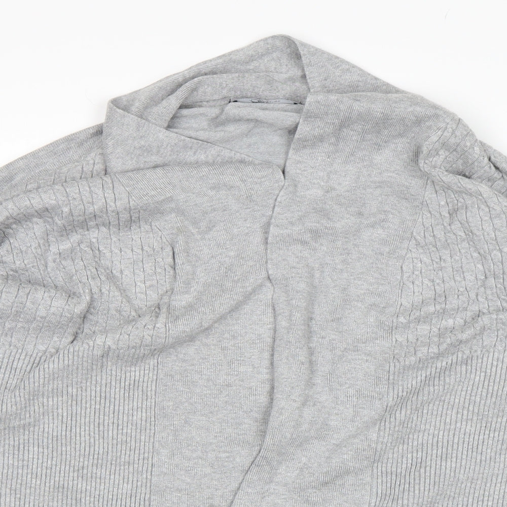 BM Womens Grey   Wrap Jumper Size L