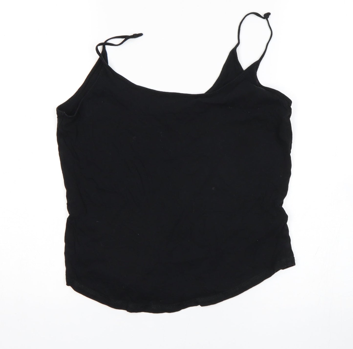 Topshop Womens Black   Basic Tank Size 12