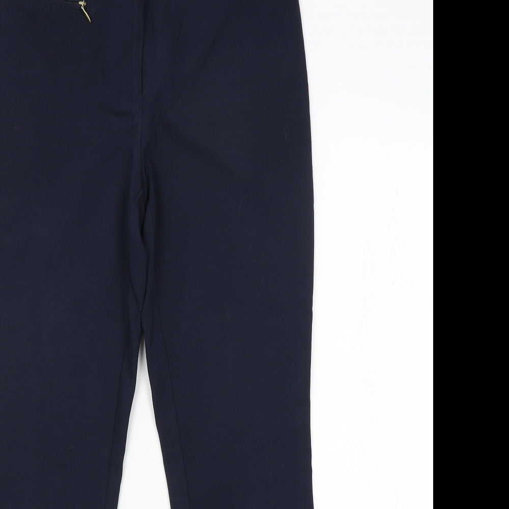 Papaya Womens Blue   Trousers  Size 10 L26 in
