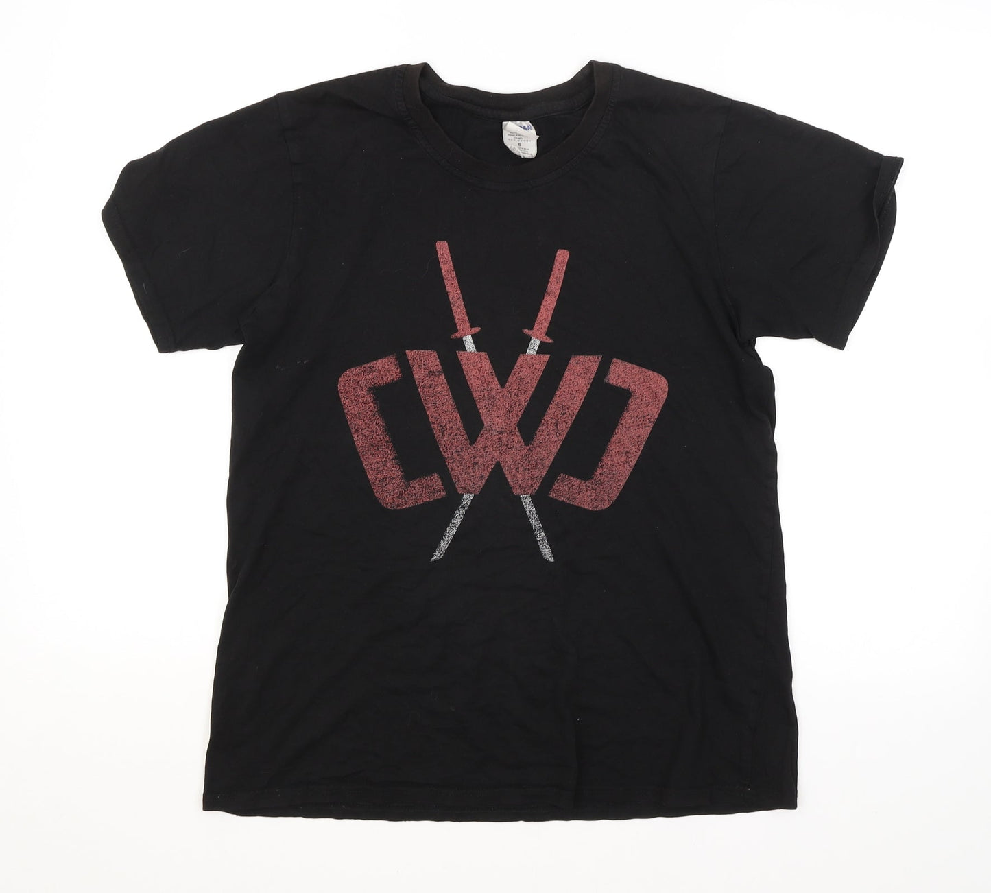Preworn Mens Black    T-Shirt Size S