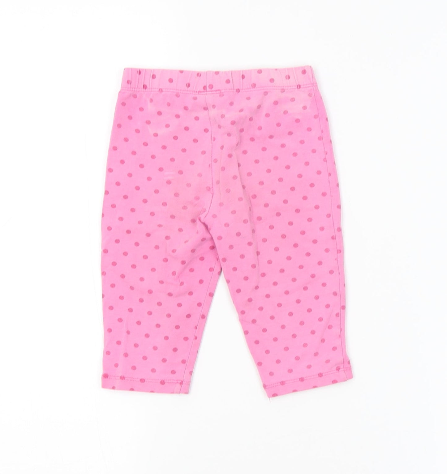 TU Girls Pink Spotted  Jogger Trousers Size 3 Years