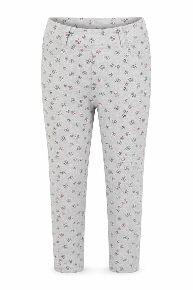 Front view of i love girlswear girls’ grey sweatpants, size 9, months