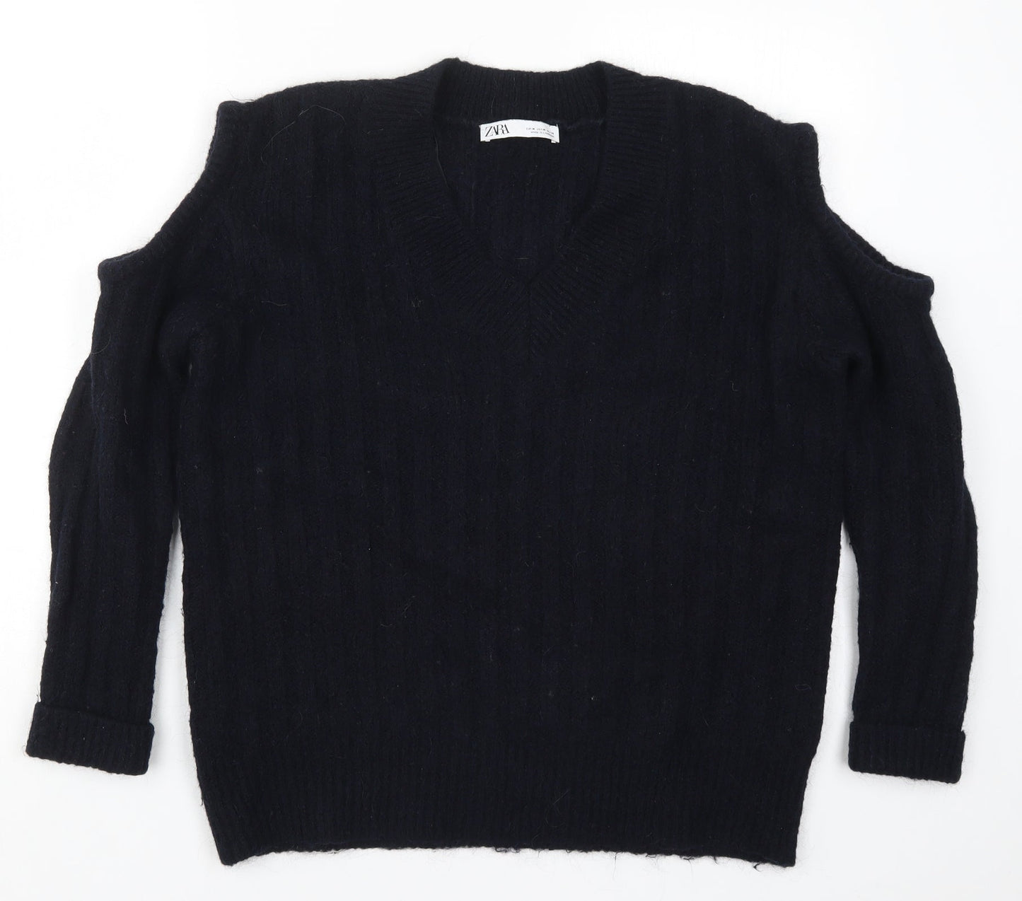 Zara Womens Beige  Knit Pullover Jumper Size M