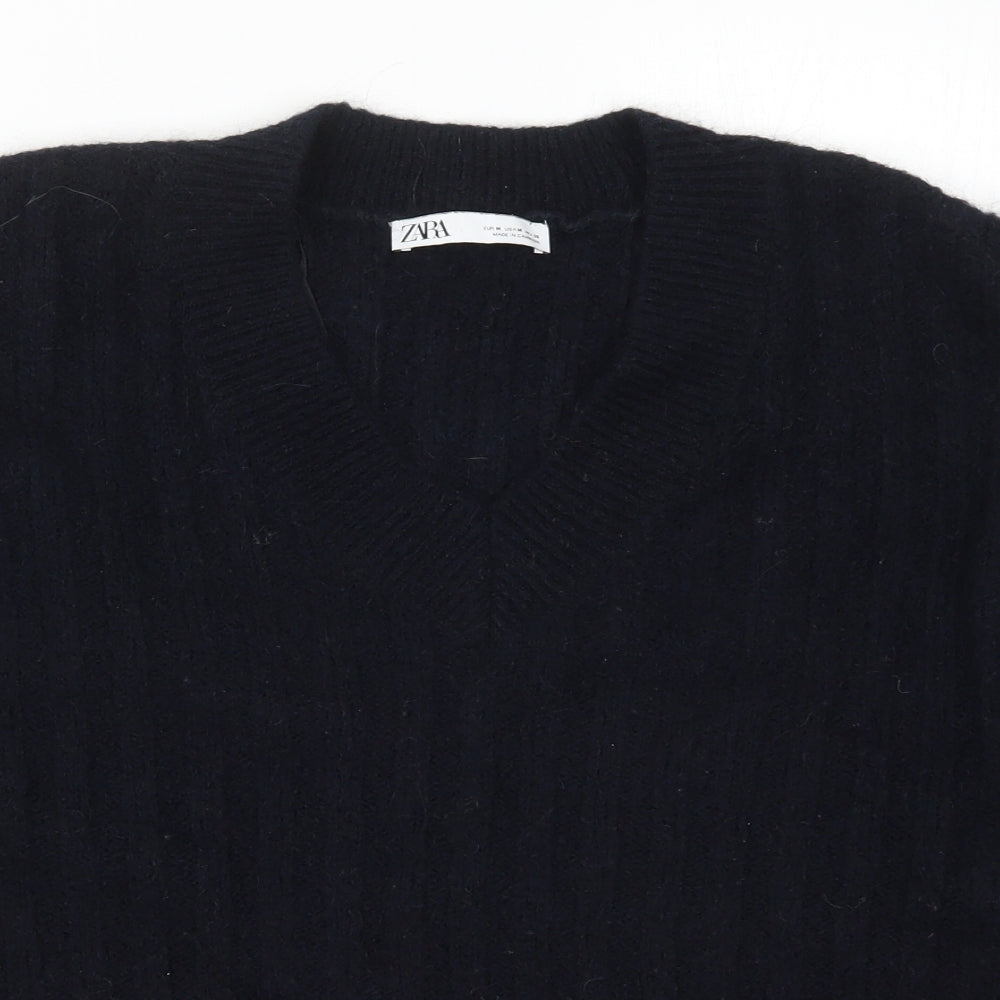 Zara Womens Beige  Knit Pullover Jumper Size M