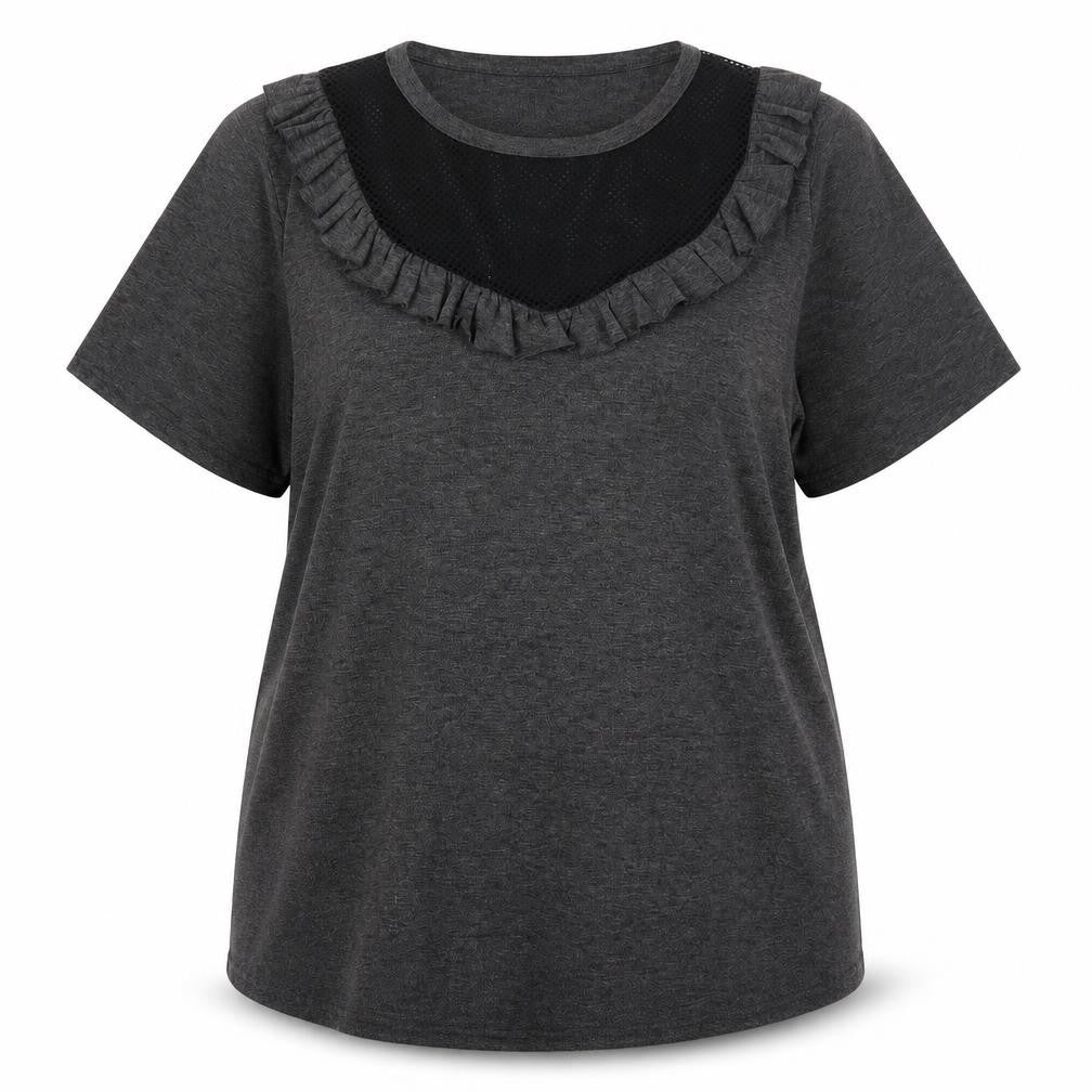Yours Womens Grey   Basic T-Shirt Size 16