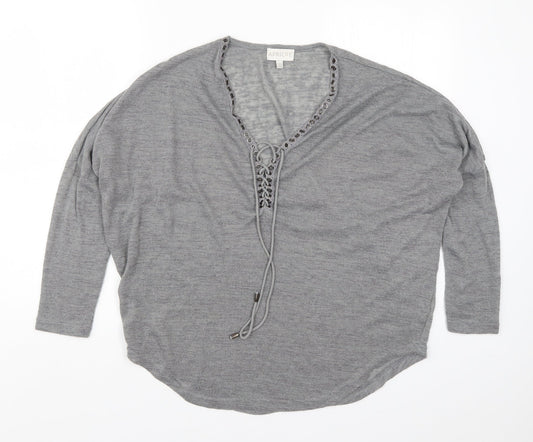 Apricot Womens Grey   Basic T-Shirt Size 8