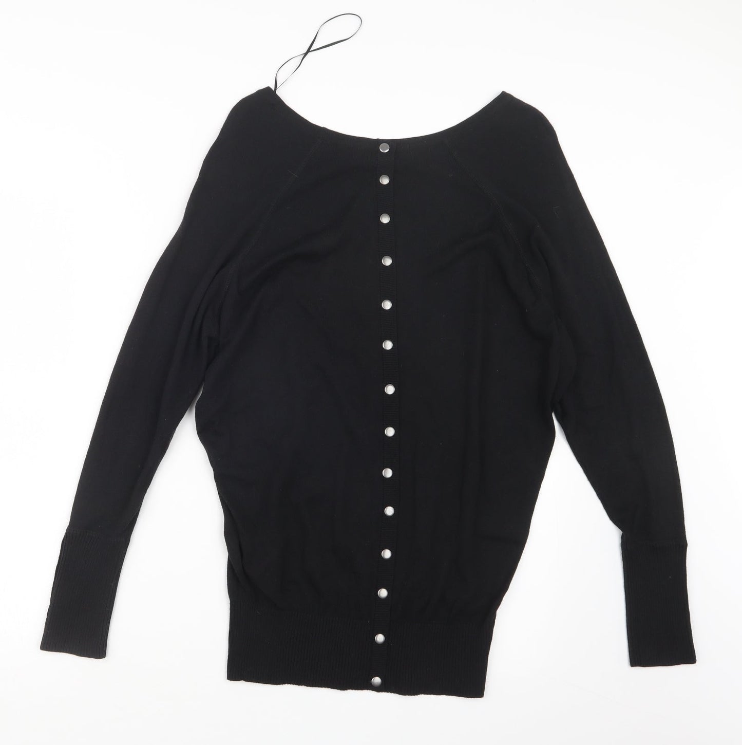 hoxton Womens Black  Knit Pullover Jumper Size S