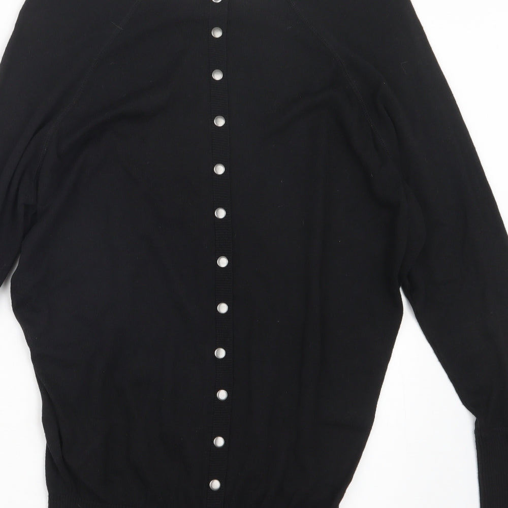 hoxton Womens Black  Knit Pullover Jumper Size S