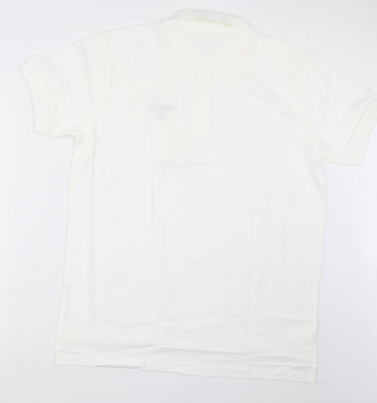Izod Club Womens White   Basic Polo Size L