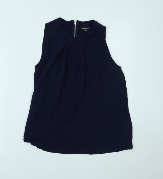 Warehouse Womens Blue   Basic Tank Size 10
