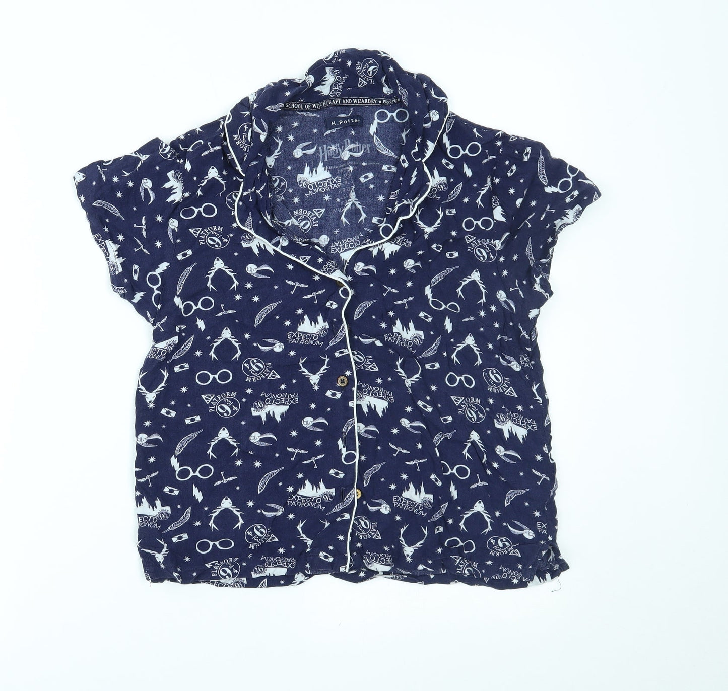 Primark Womens Blue    Pyjama Set Size 2XS