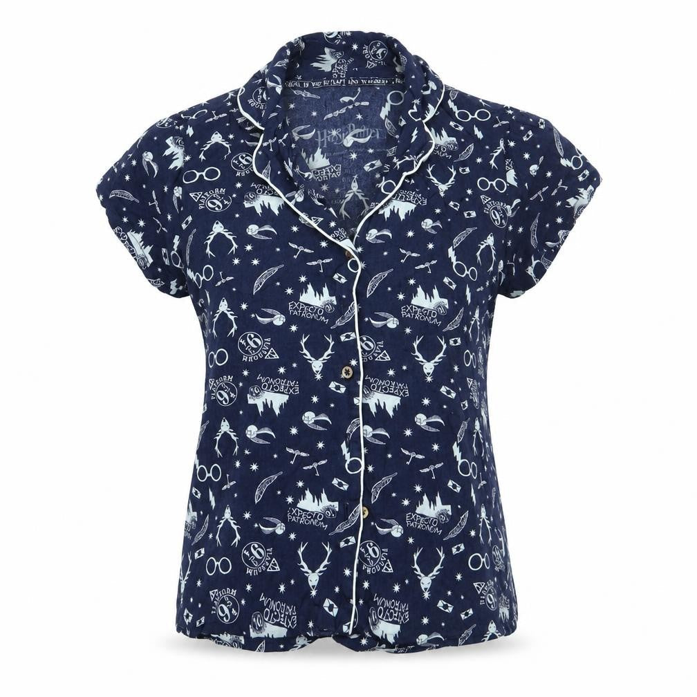 Primark Womens Blue    Pyjama Set Size 2XS