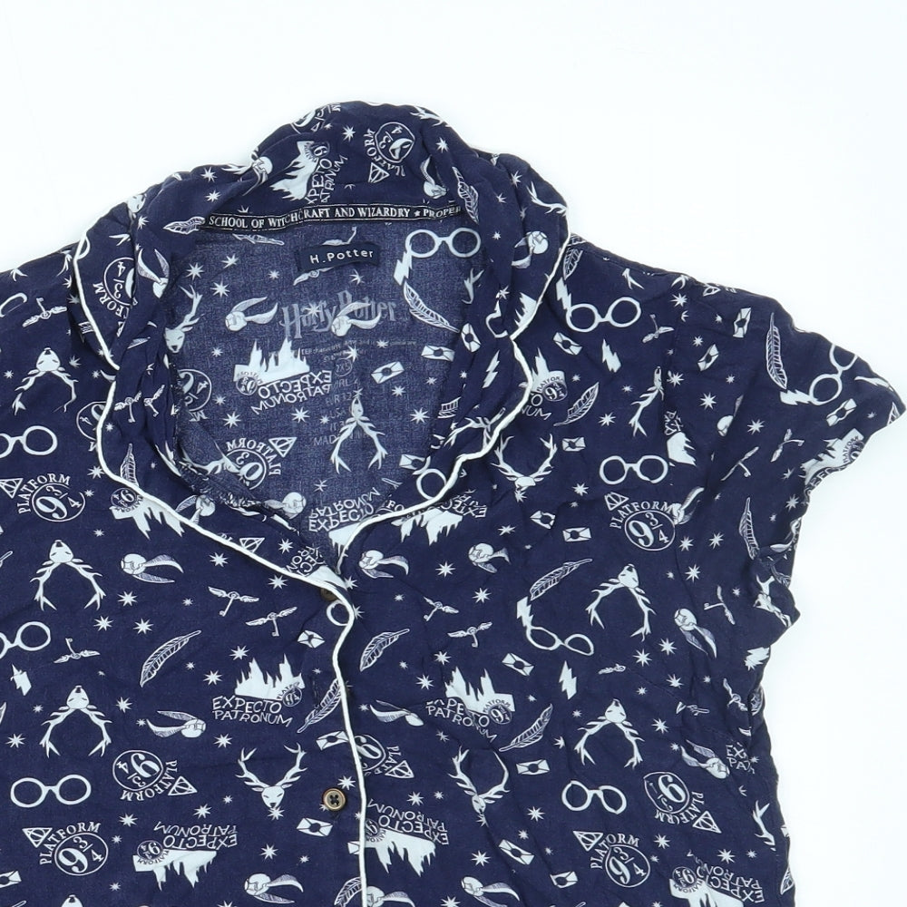 Primark Womens Blue    Pyjama Set Size 2XS