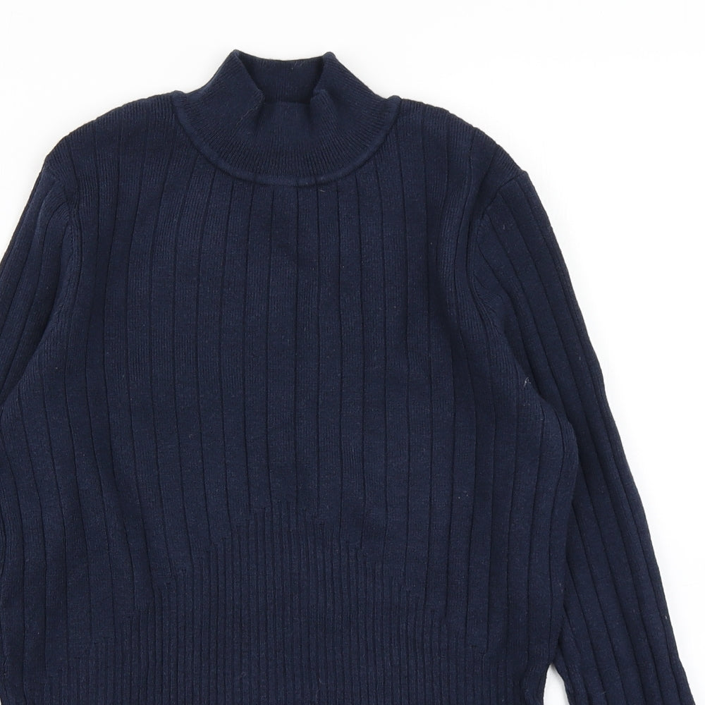 M&S Womens Blue  Knit Pullover Jumper Size 12