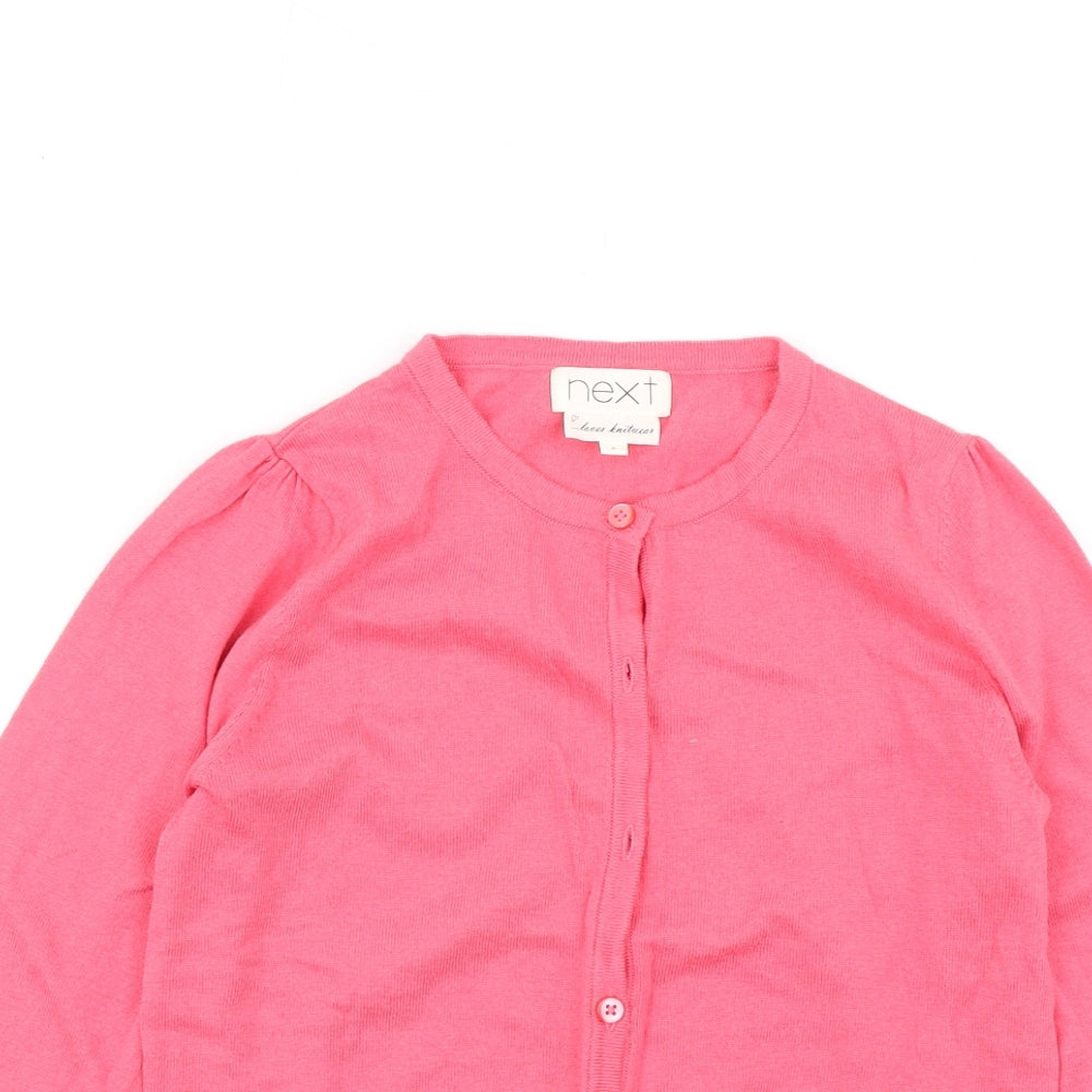 NEXT Womens Pink  Knit Cardigan Jumper Size 6