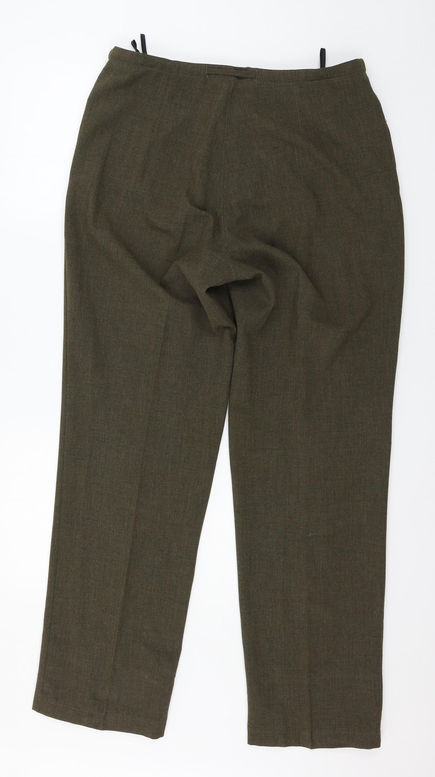 Amici Womens Green   Trousers  Size 16 L31 in