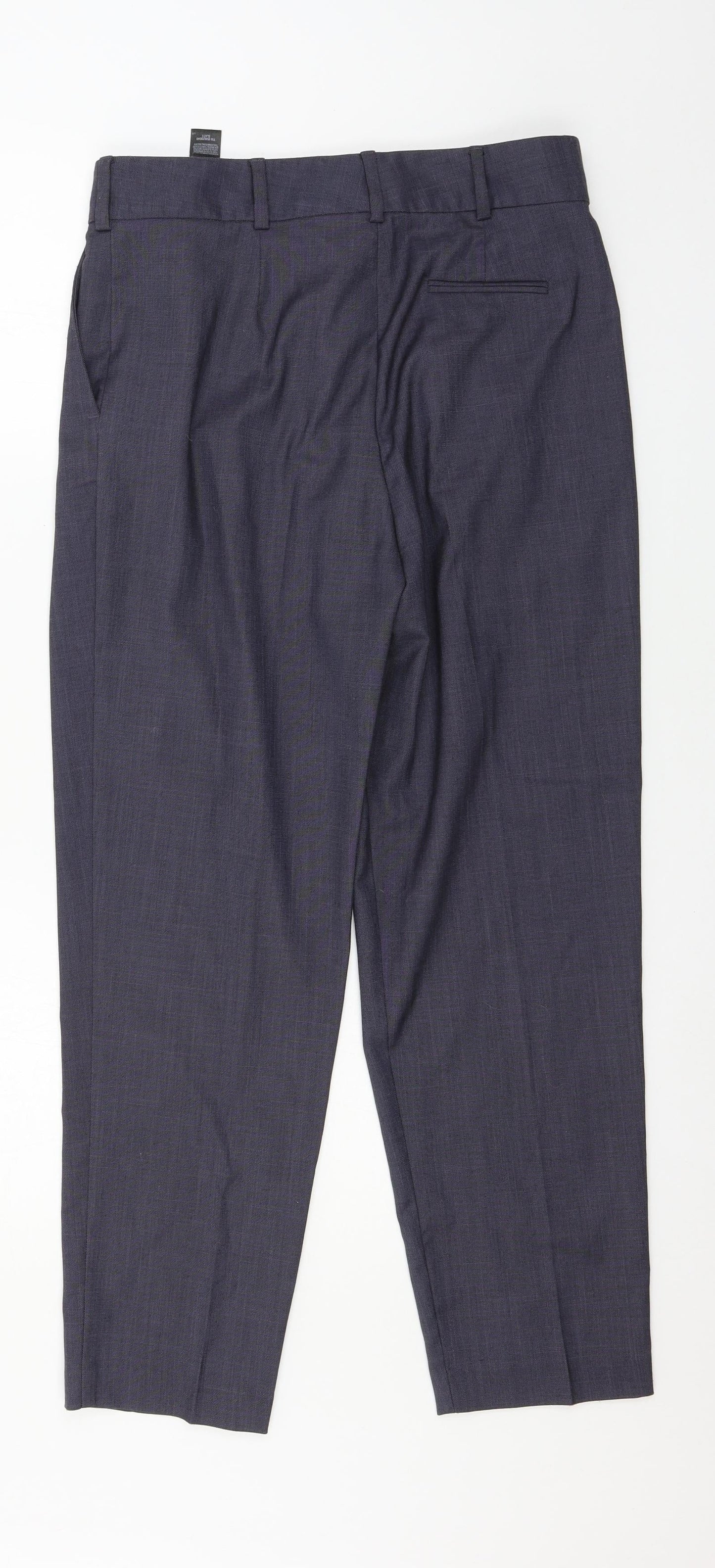 Marks and Spencer Womens Blue   Trousers  Size 10 L27 in