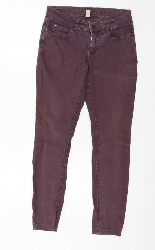 MAC Jeans Womens Purple  Denim Skinny Jeans Size 30 in L27 in