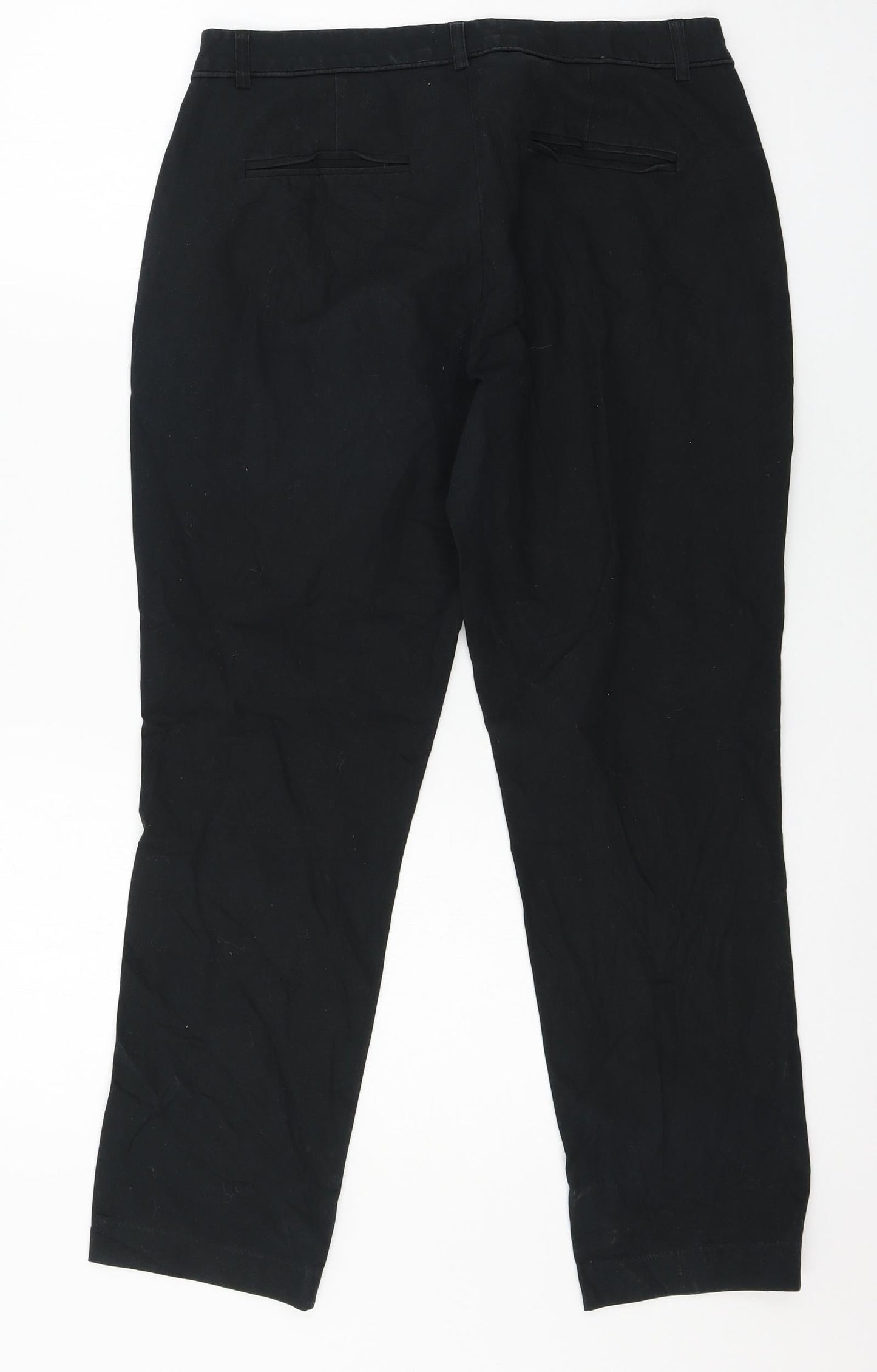 Butik Womens Black   Trousers  Size 10 L25 in