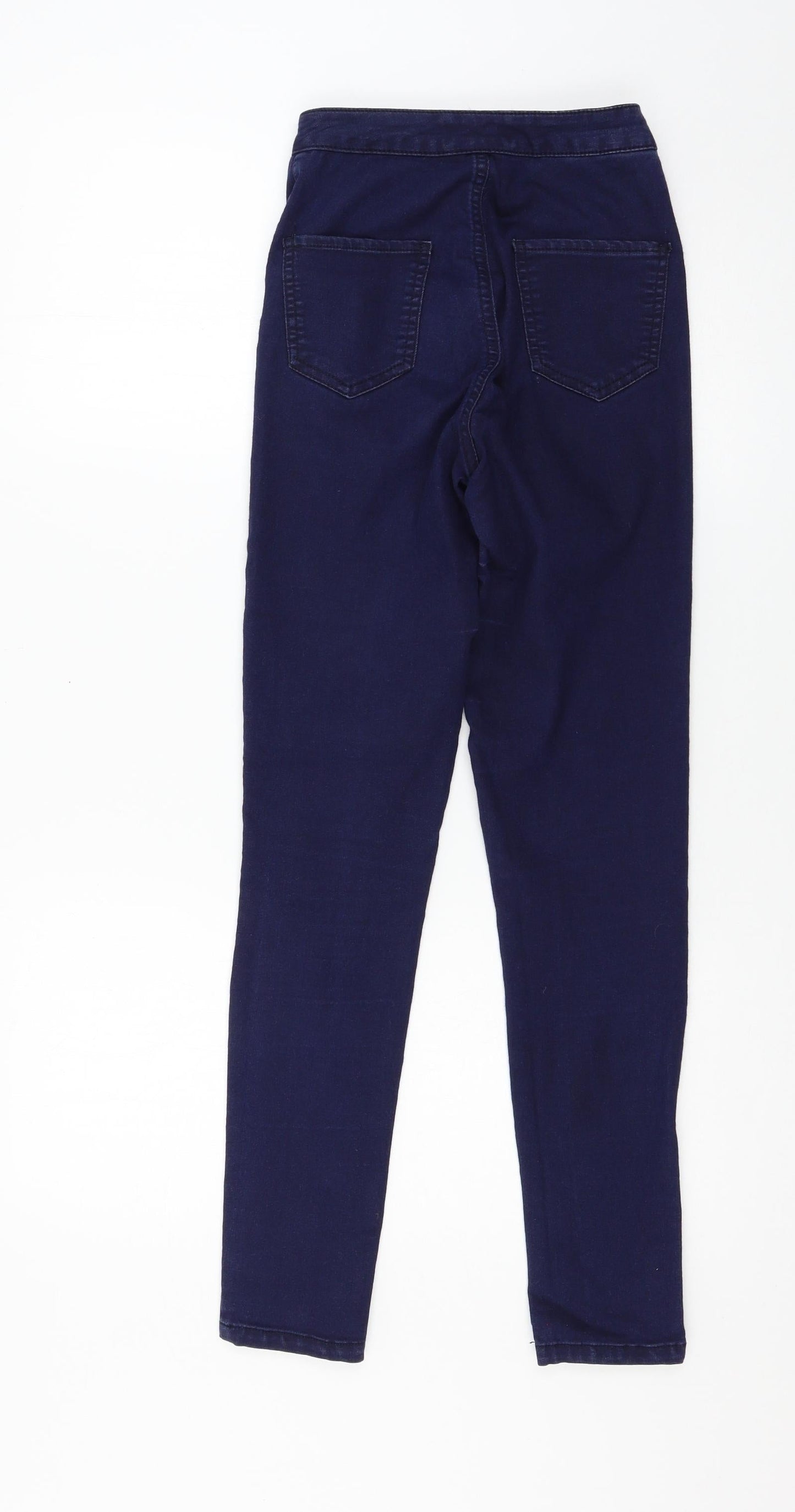 Miss Selfridge Womens Blue  Denim Skinny Jeans Size 8 L27 in
